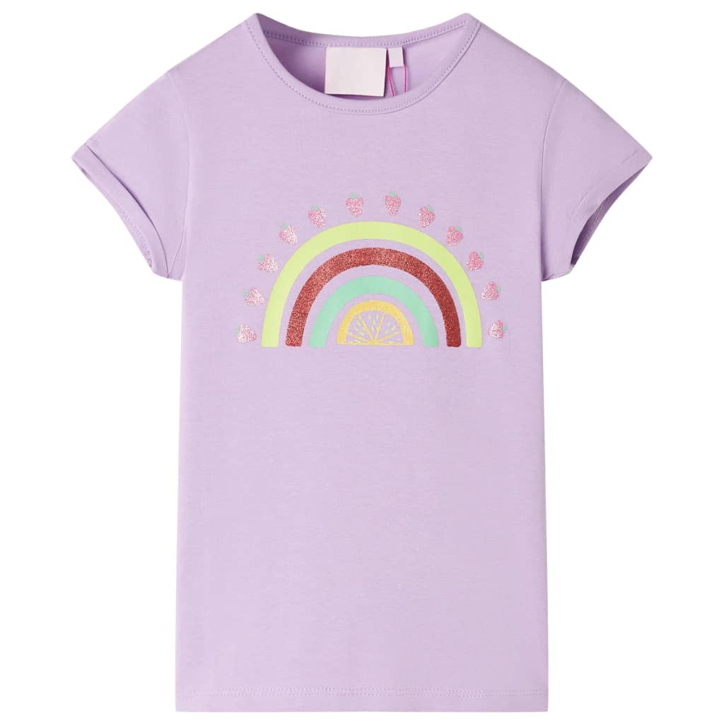 T-shirt infantil lilás 92