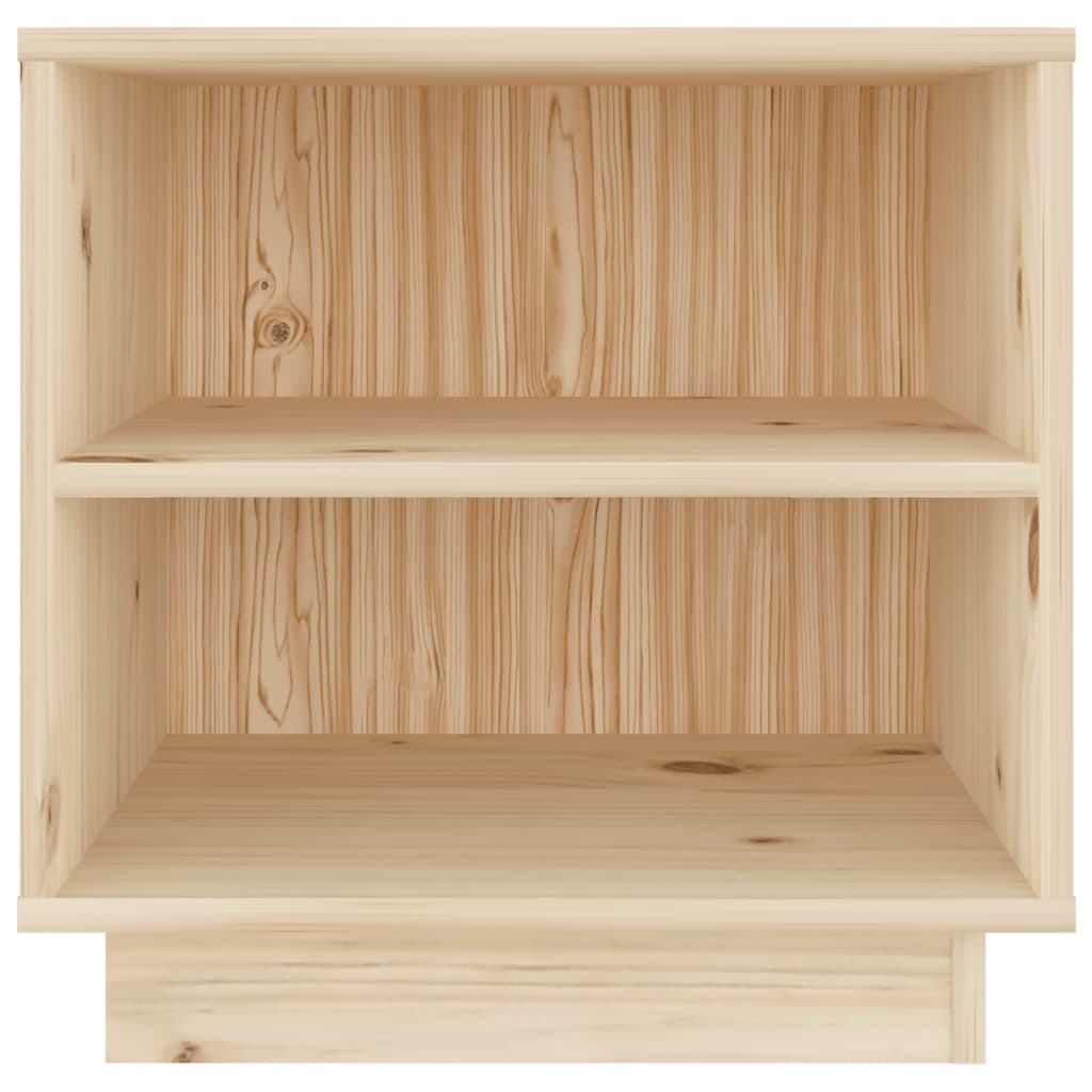 vidaXL Mesa de cabeceira 40x34x40 cm madeira de pinho maciça