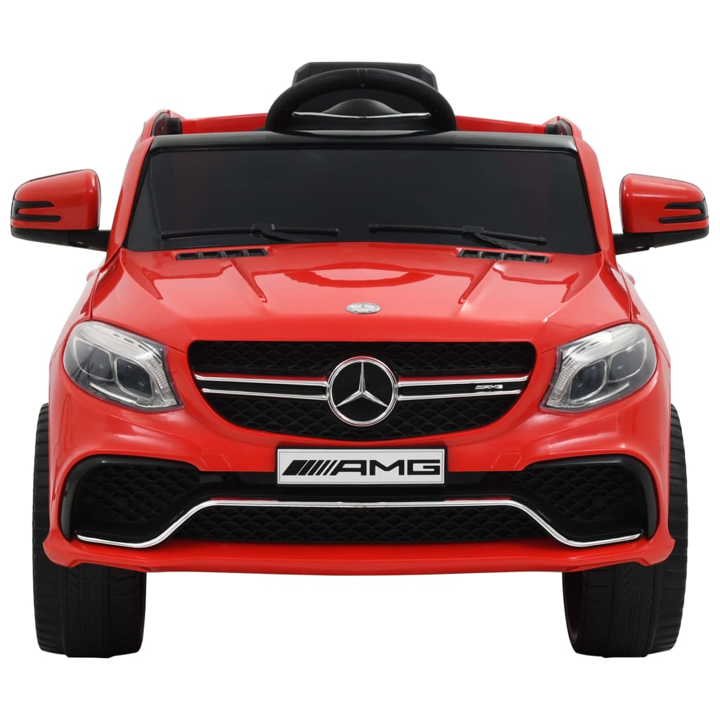 vidaXL Carro para crianças Mercedes Benz GLE63S plástico vermelho