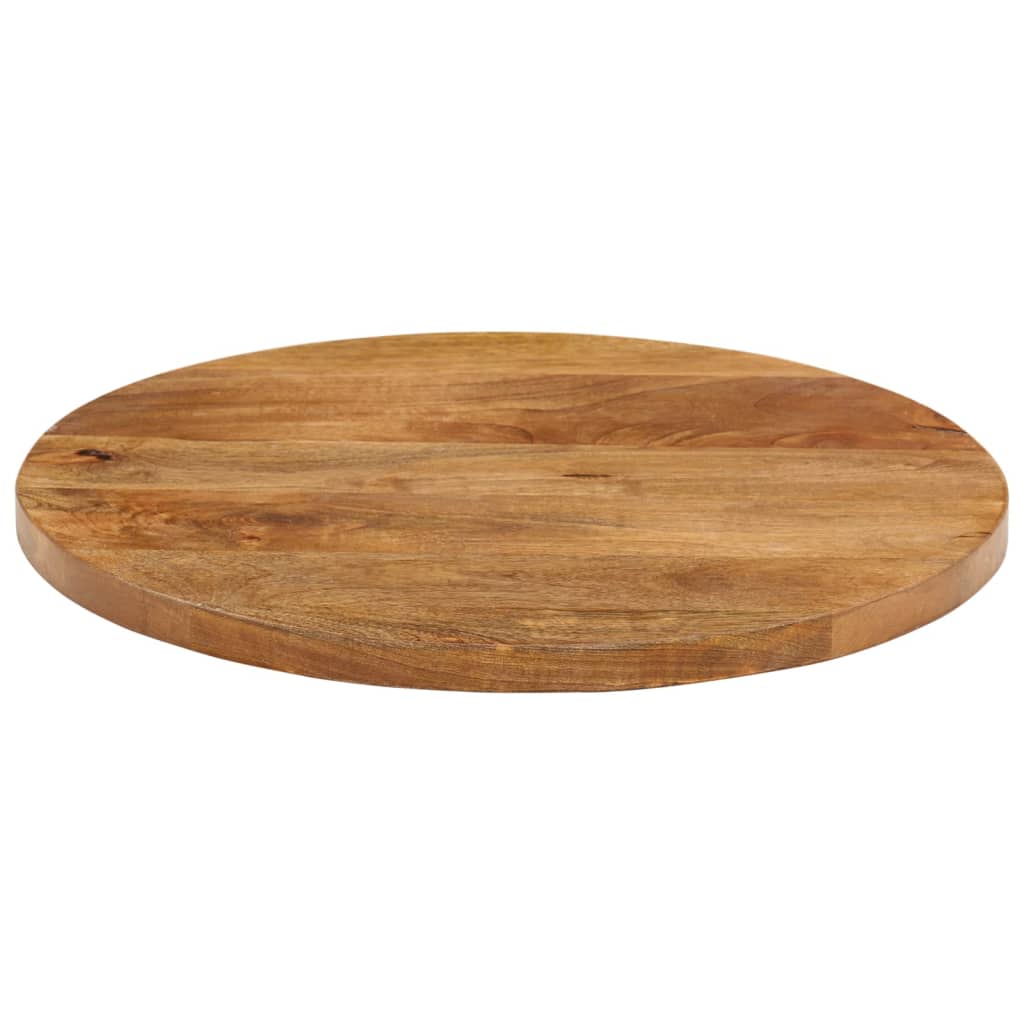 vidaXL Tampo de mesa redondo Ø60x2,5cm madeira de mangueira maciça