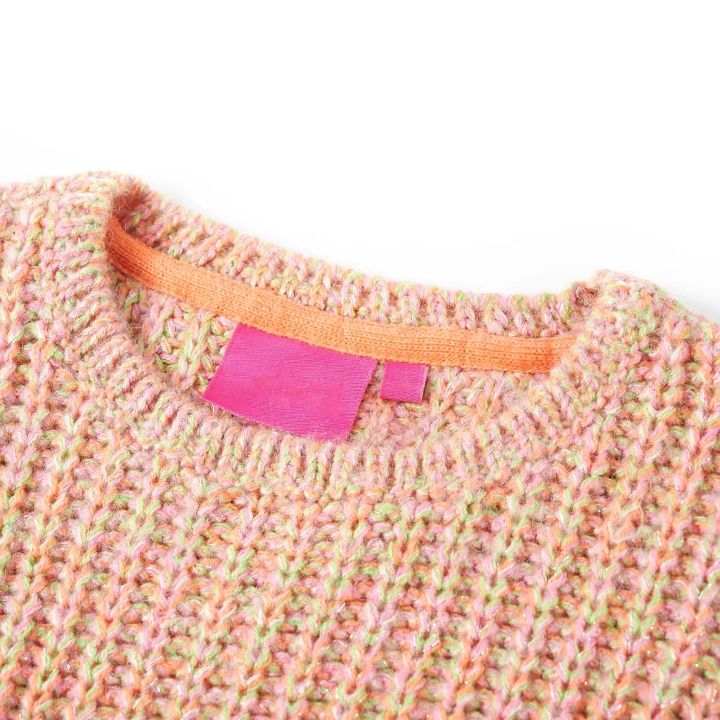 Camisola de malha para criança rosa-suave 92