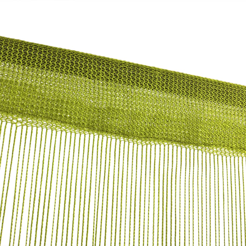 vidaXL Cortinas de fios 2 pcs 140x250 cm verde