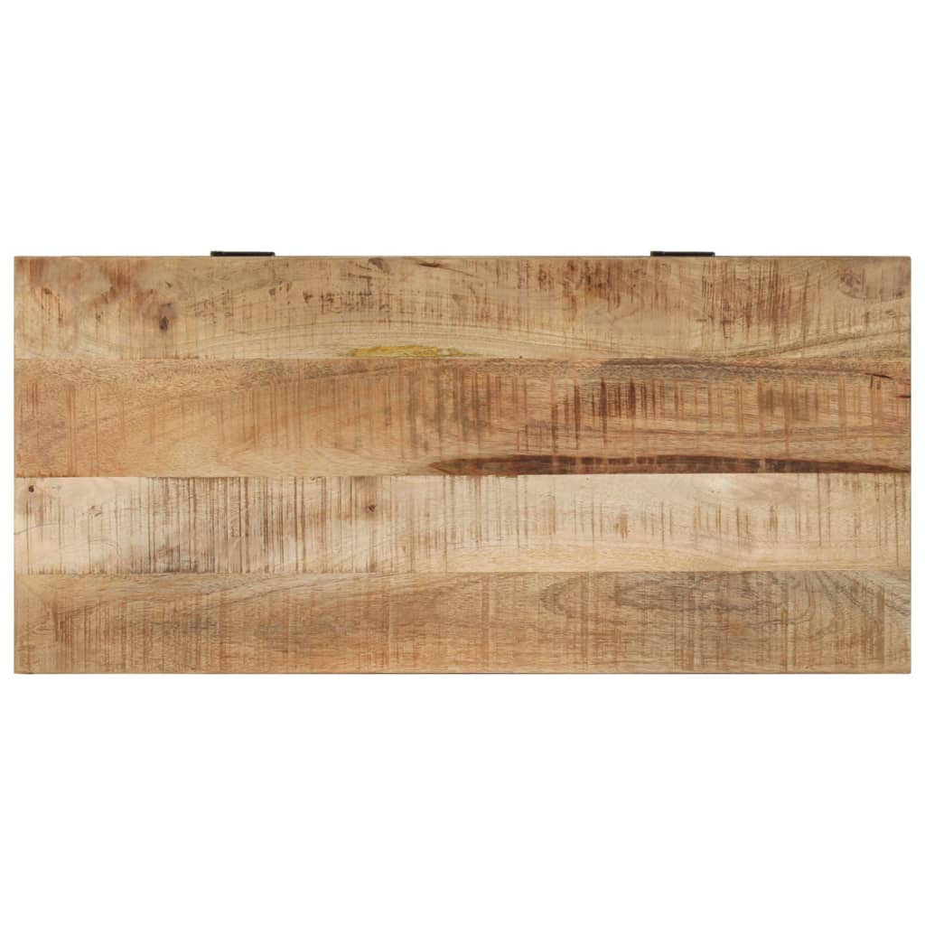 vidaXL Banco sapateira 85x40x45 cm madeira de mangueira maciça