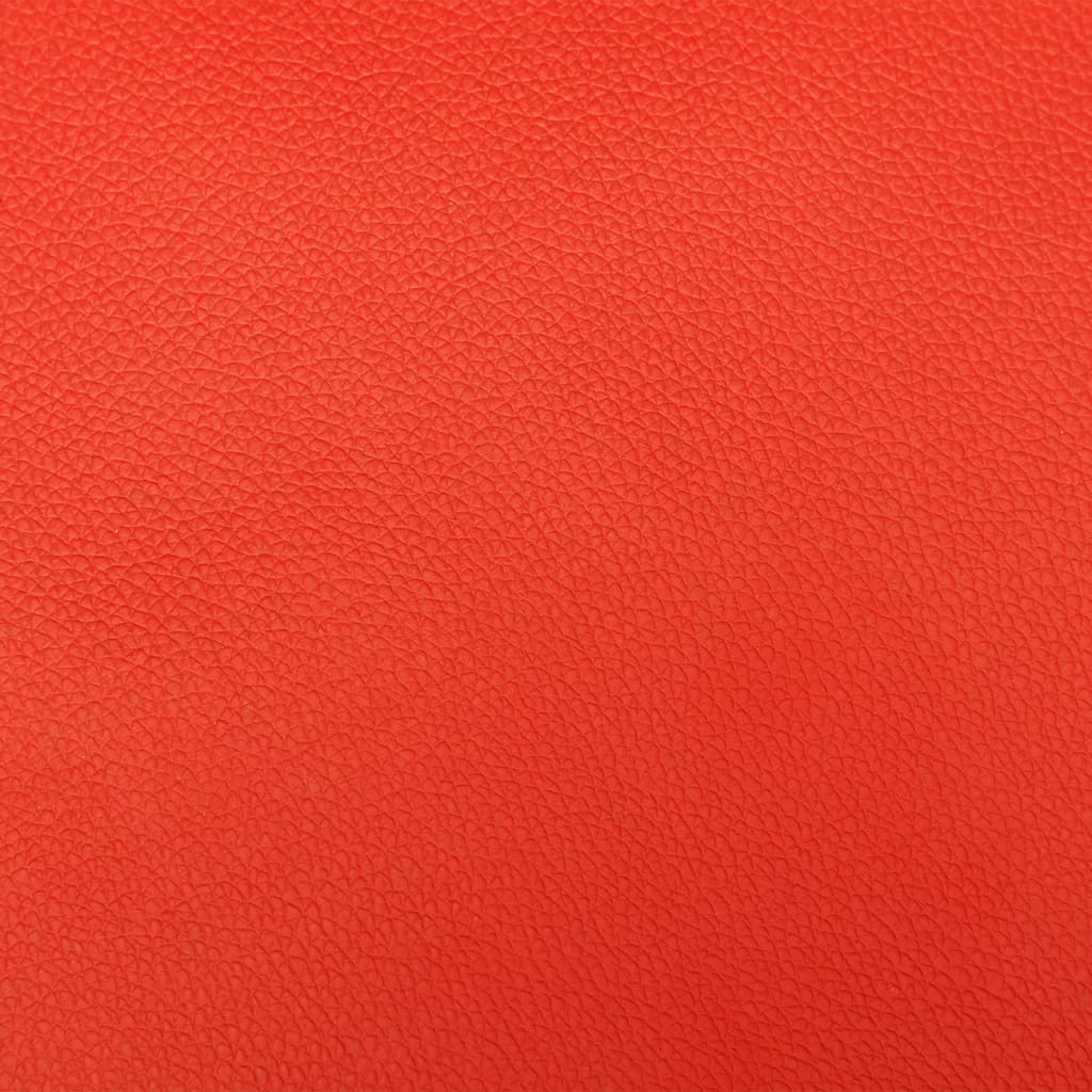 vidaXL Cadeiras de jantar 2 pcs couro artificial vermelho