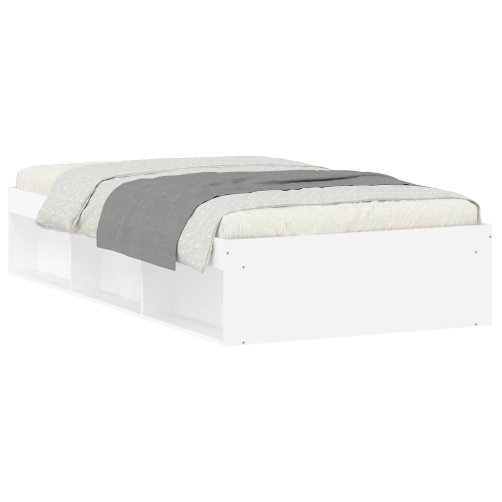 vidaXL Estrutura de cama 90x190 cm branco