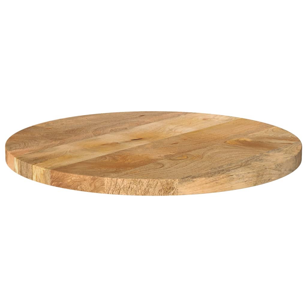 vidaXL Tampo de mesa redondo Ø50x2,5cm madeira de mangueira maciça
