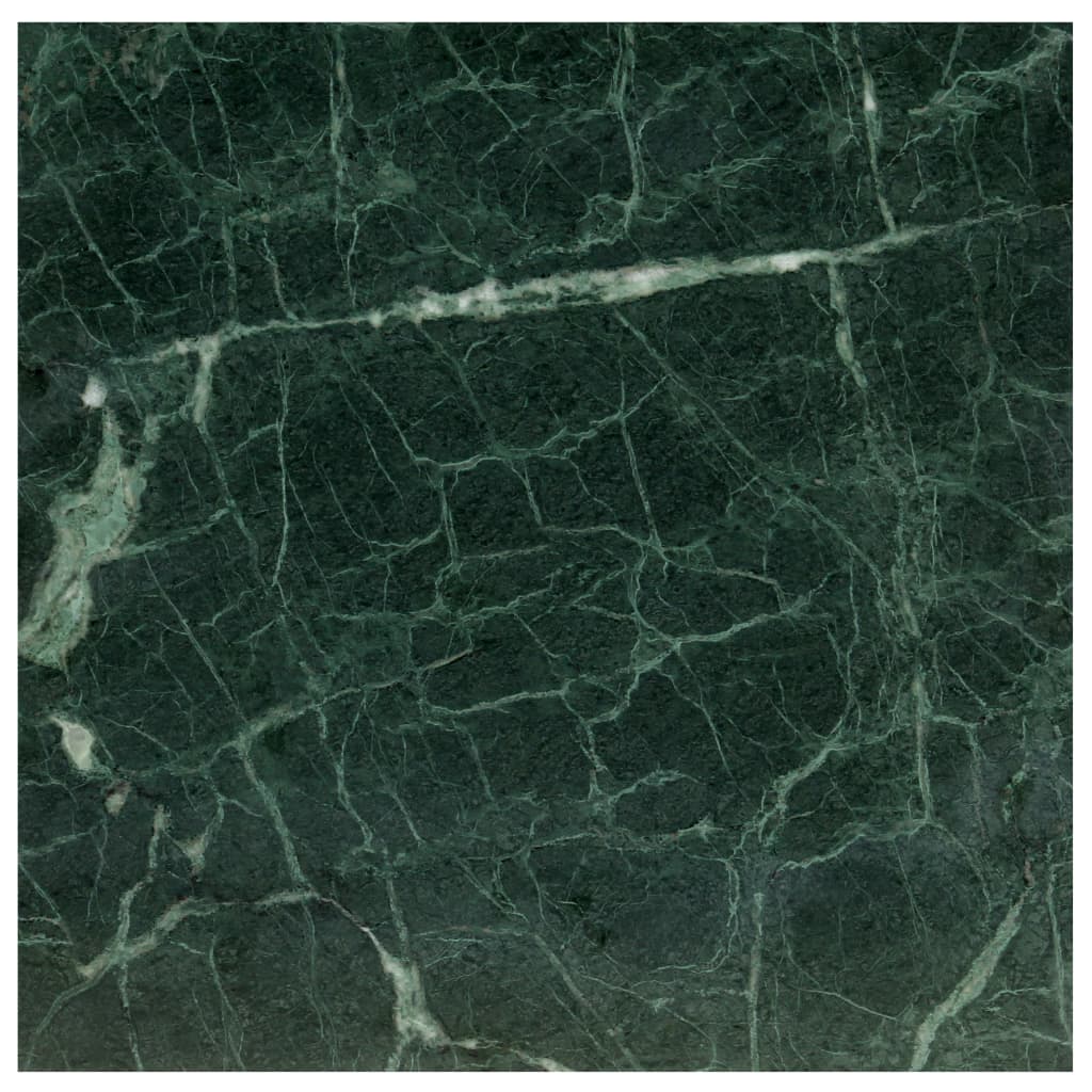 vidaXL Mesa de centro 60x60x35cm pedra genuína textura mármore verde