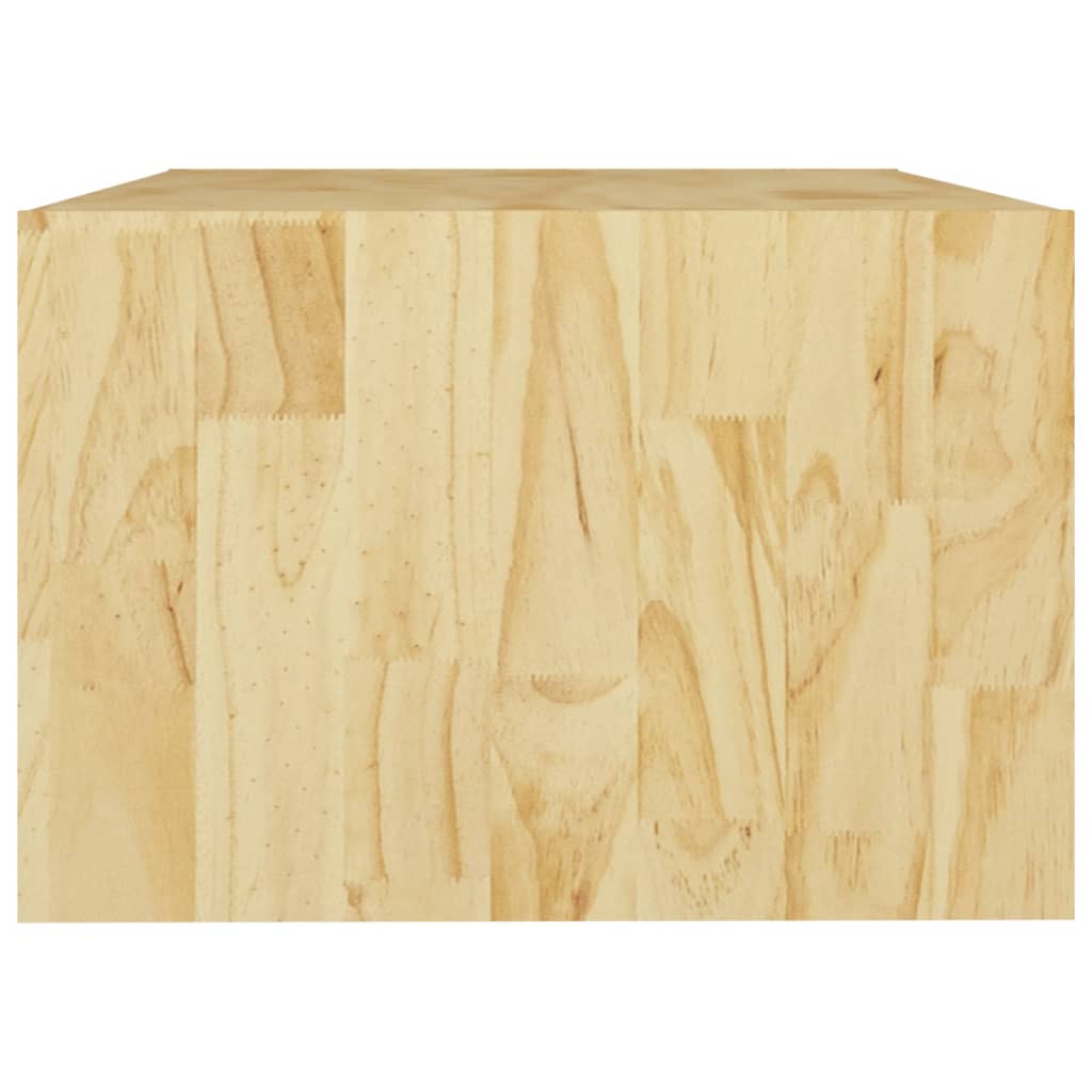 vidaXL Mesa de centro 75x50x33,5 cm madeira de pinho maciça