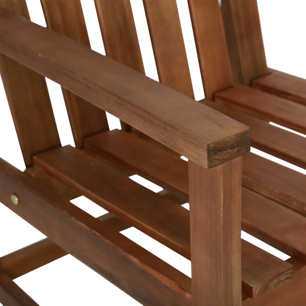 vidaXL Cadeiras de jardim 2 pcs madeira de acácia maciça