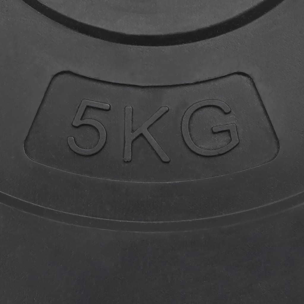 vidaXL Discos de musculação 4 pcs 30 kg cimento