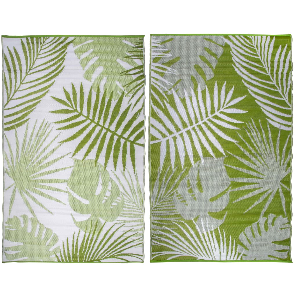 Esschert Design Tapete de exterior 241x152 cm folhas selva OC22