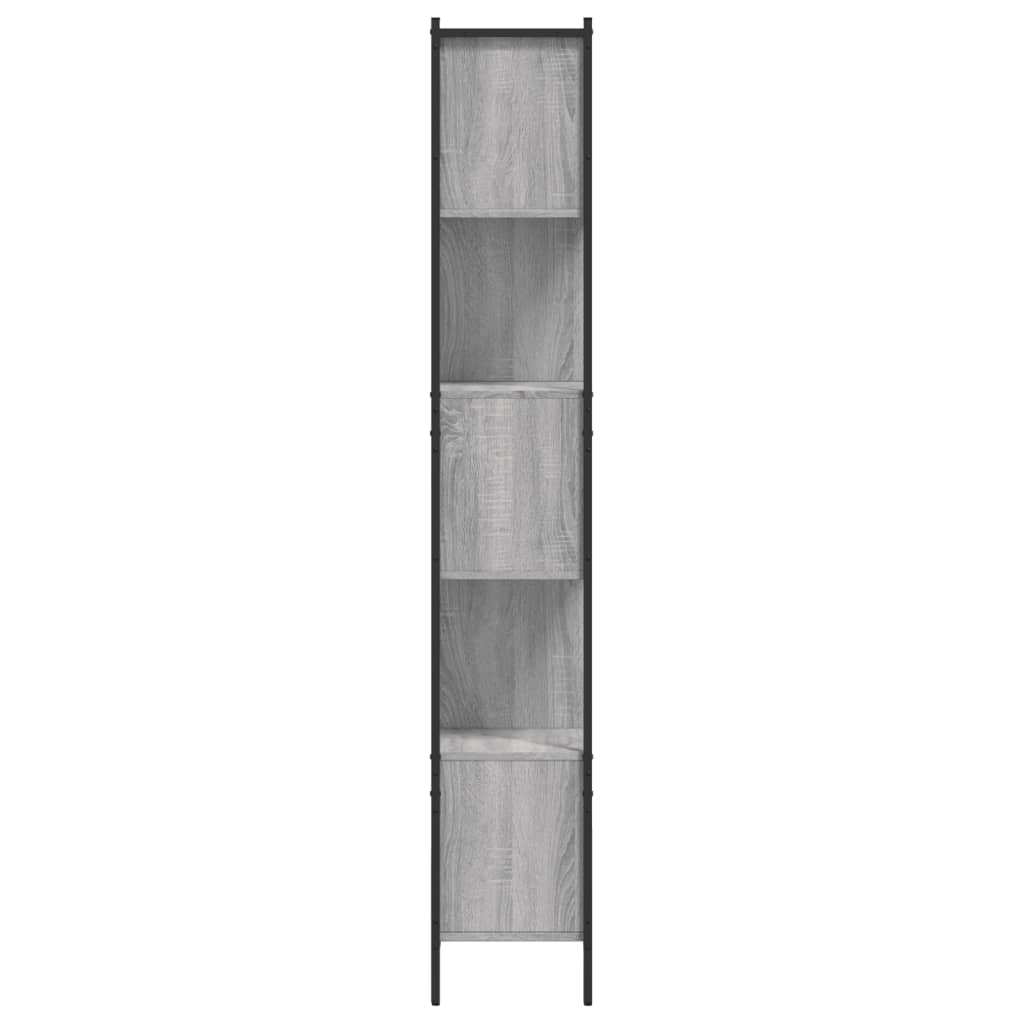 vidaXL Estante 102x28x172 cm derivados de madeira cinzento sonoma