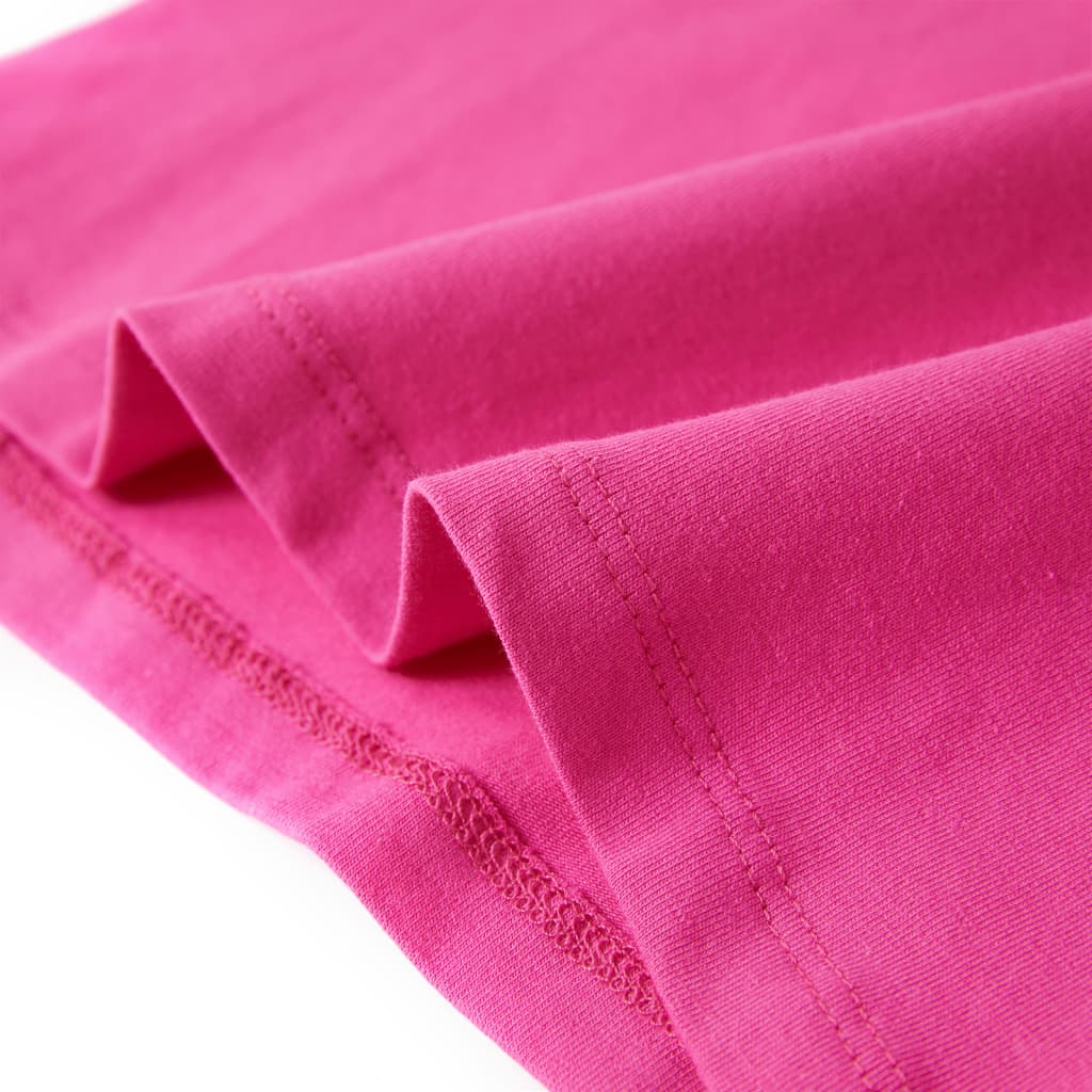 T-shirt de criança rosa-escuro 92