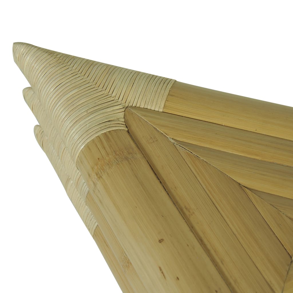 vidaXL Mesas-de-cabeceira 2 pcs 60x60x40 cm em bambu natural