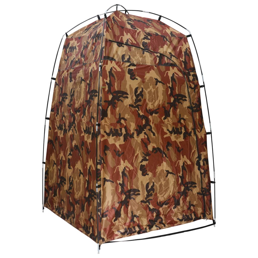 vidaXL Tenda WC/chuveiro/vestiário camuflagem