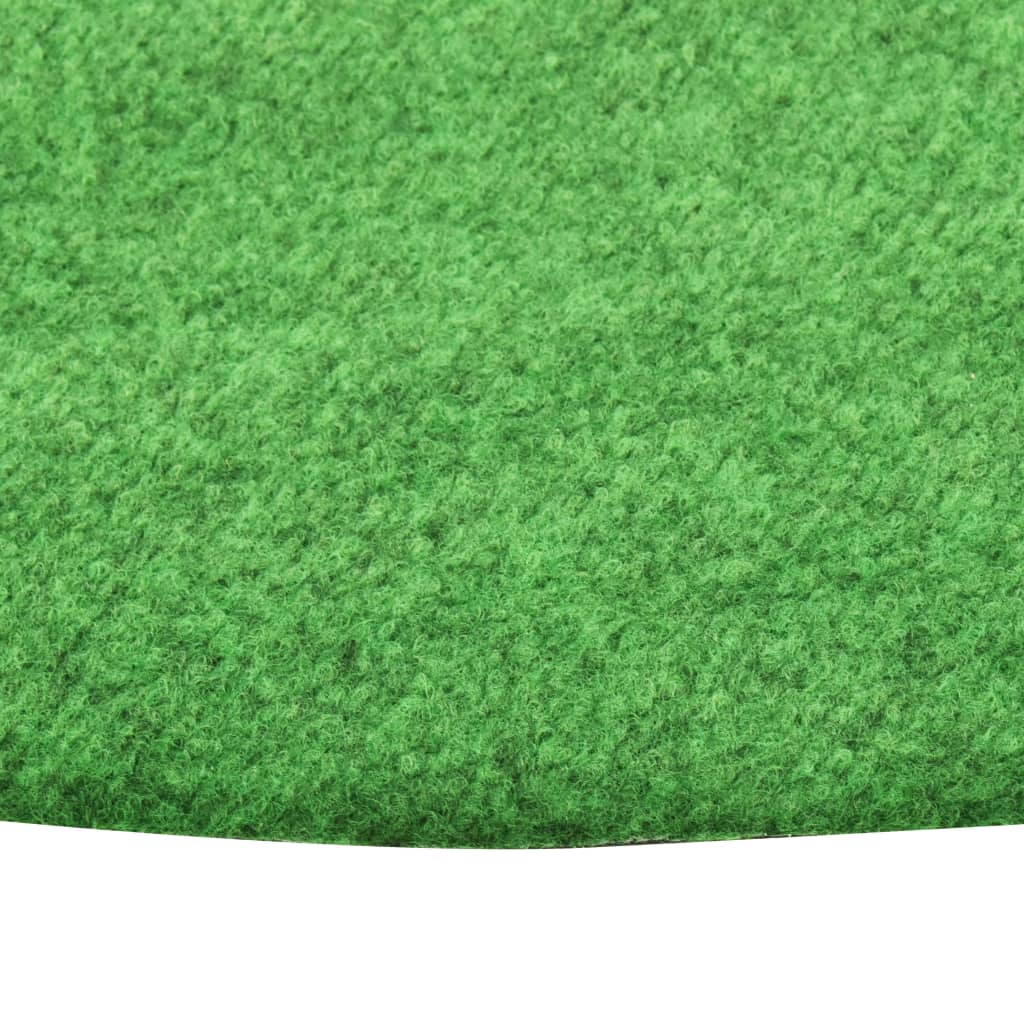vidaXL Relva artificial com pitões redonda diâmetro 95 cm verde