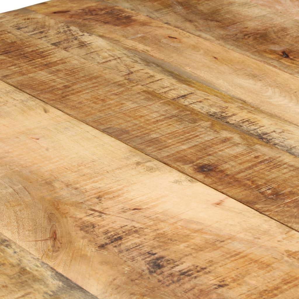 vidaXL Mesa de jantar 180x90x76 cm madeira de mangueira áspera