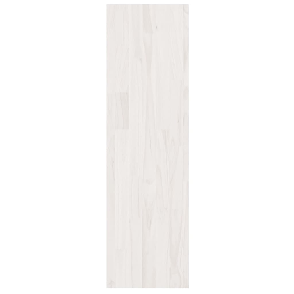 vidaXL Estante/divisória 40x30x103,5 cm pinho maciço branco