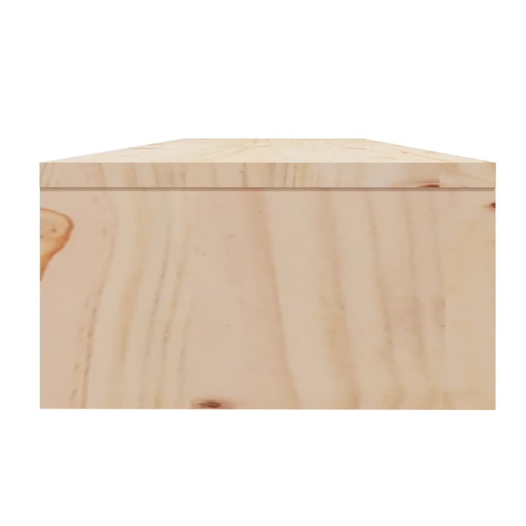 vidaXL Suporte para monitor 100x24x13 cm madeira de pinho maciça