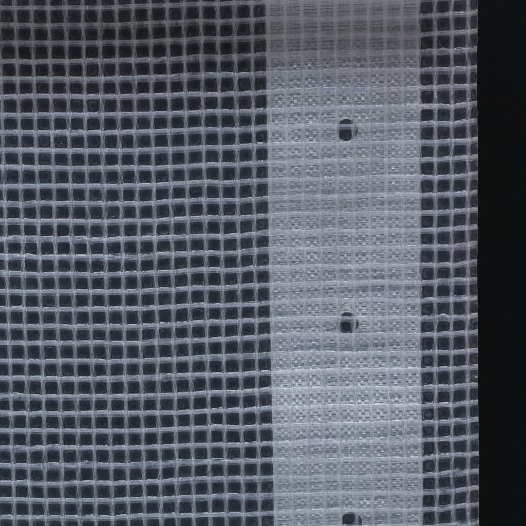 vidaXL Lona em tecido imitação de gaze 260 g/m² 2x20 m branco