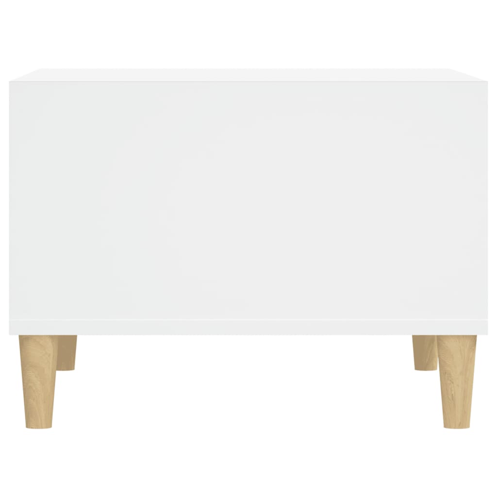 vidaXL Mesa de centro 60x50x36,5 cm derivados de madeira branco