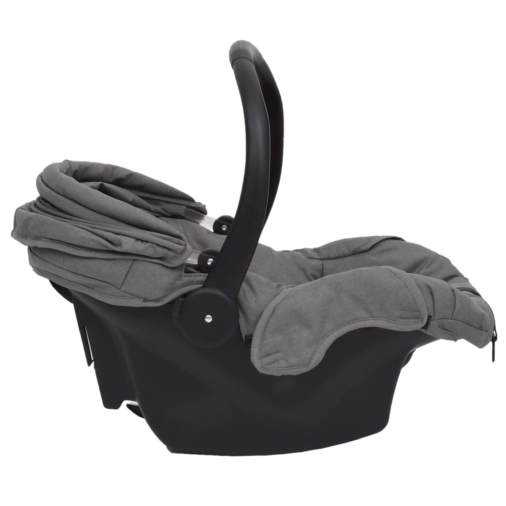 vidaXL Cadeira de automóvel para bebé 42x65x57 cm cinzento-claro