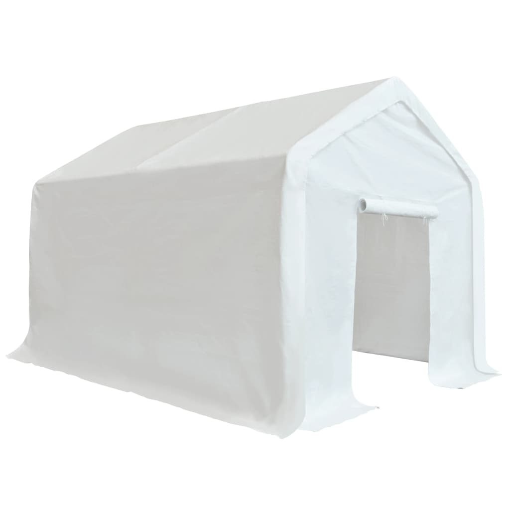 vidaXL Tenda de armazenamento PE 3x4 m branco