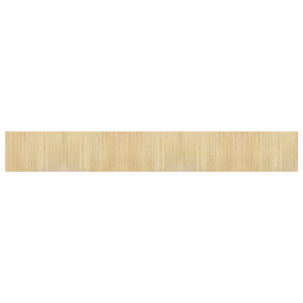 vidaXL Tapete retangular 70x500 cm bambu cor natural clara