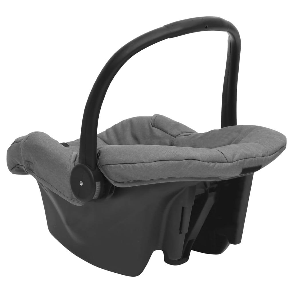 vidaXL Cadeira de automóvel para bebé 42x65x57 cm cinzento-claro