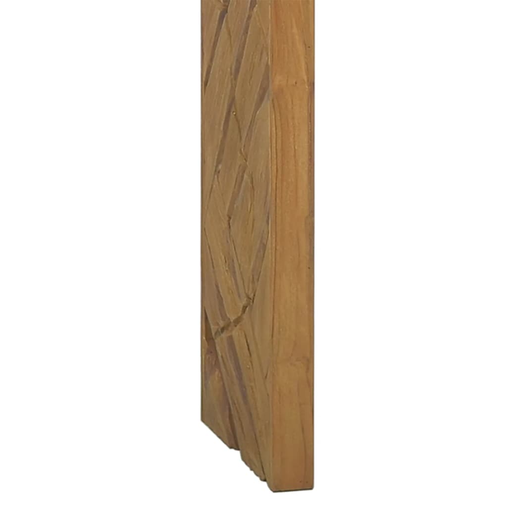 vidaXL Mesa consola 110x35x75 cm madeira de teca maciça