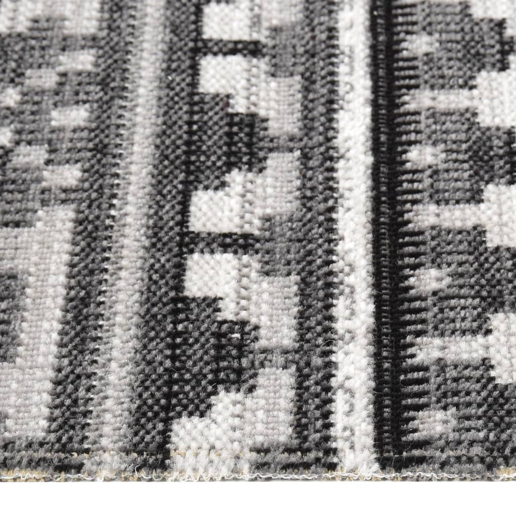 vidaXL Tapete de exterior tecelagem lisa 80x150 cm cinzento-escuro