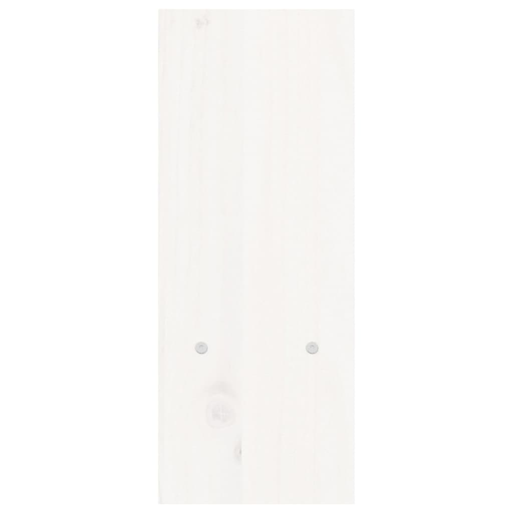 vidaXL Suporte para monitor (39-72)x17x43 cm pinho maciço branco