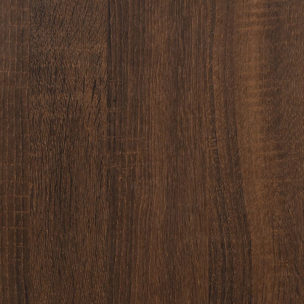 vidaXL Aparador 60x35x70 cm derivados de madeira carvalho castanho