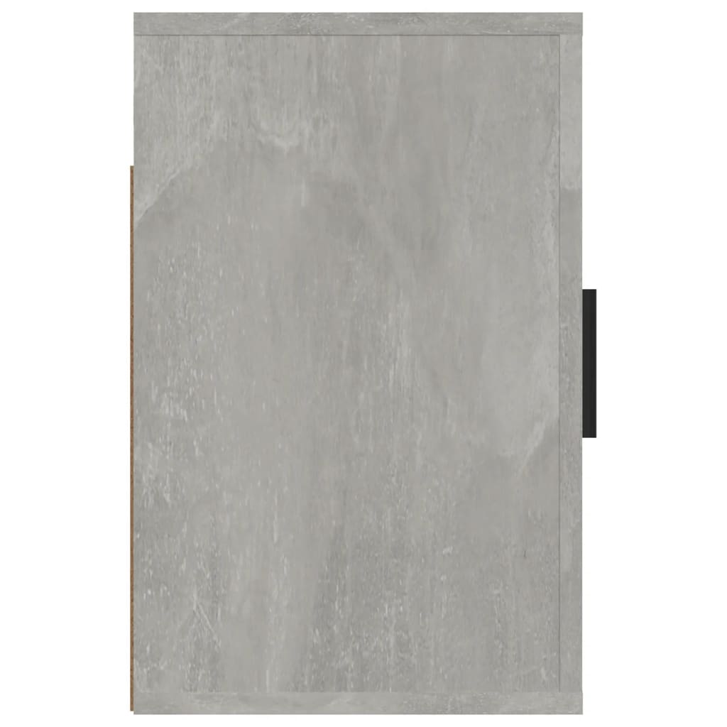 vidaXL Mesa de cabeceira de parede 50x30x47 cm cinzento cimento