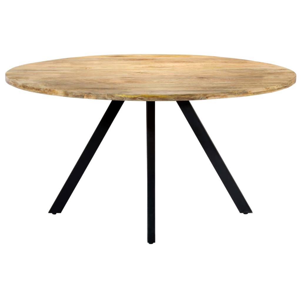 vidaXL Mesa de jantar 150x73 cm madeira de mangueira maciça