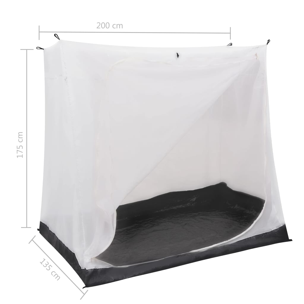 vidaXL Tenda interna universal 200x135x175 cm cinzento