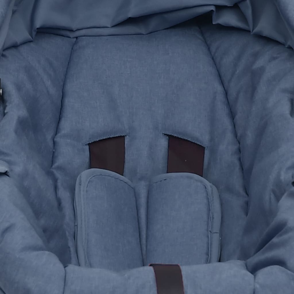 vidaXL Cadeira de automóvel para bebé 42x65x57 cm azul-marinho