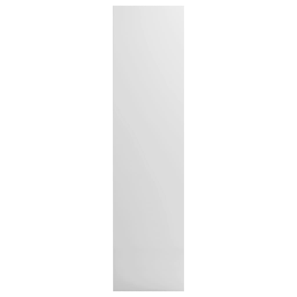 vidaXL Roupeiro 50x50x200 cm contraplacado branco brilhante