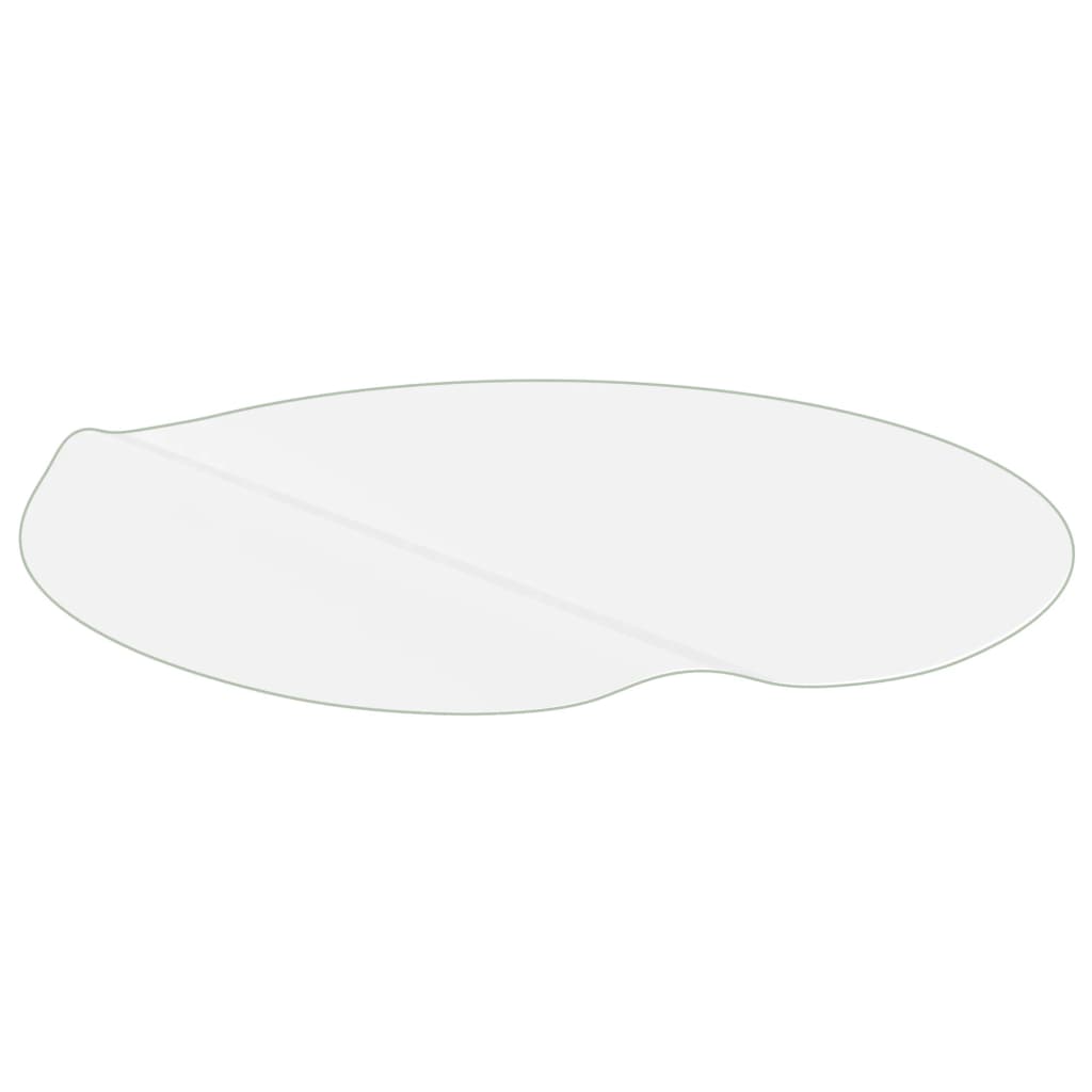 vidaXL Protetor de mesa Ø 80 cm 2 mm PVC transparente