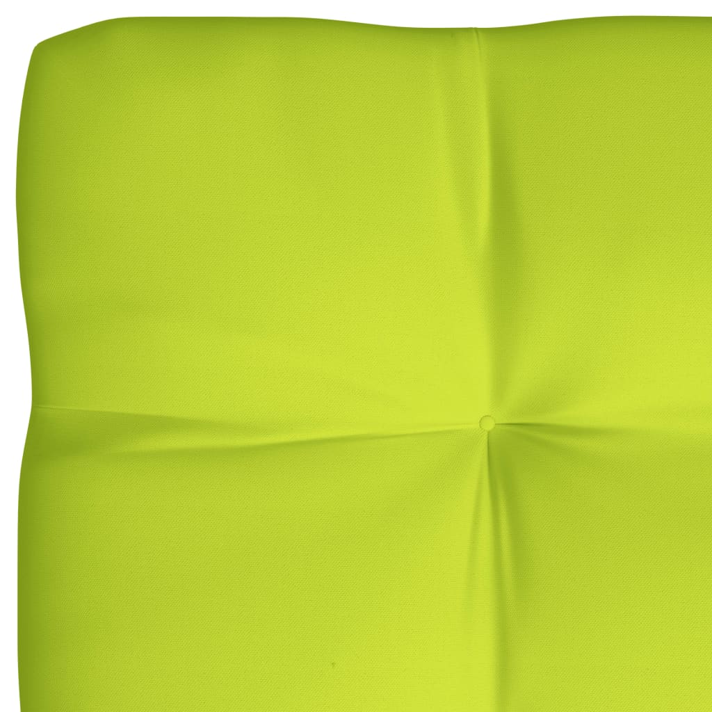 vidaXL Almofadões para sofás de paletes 7 pcs verde brilhante