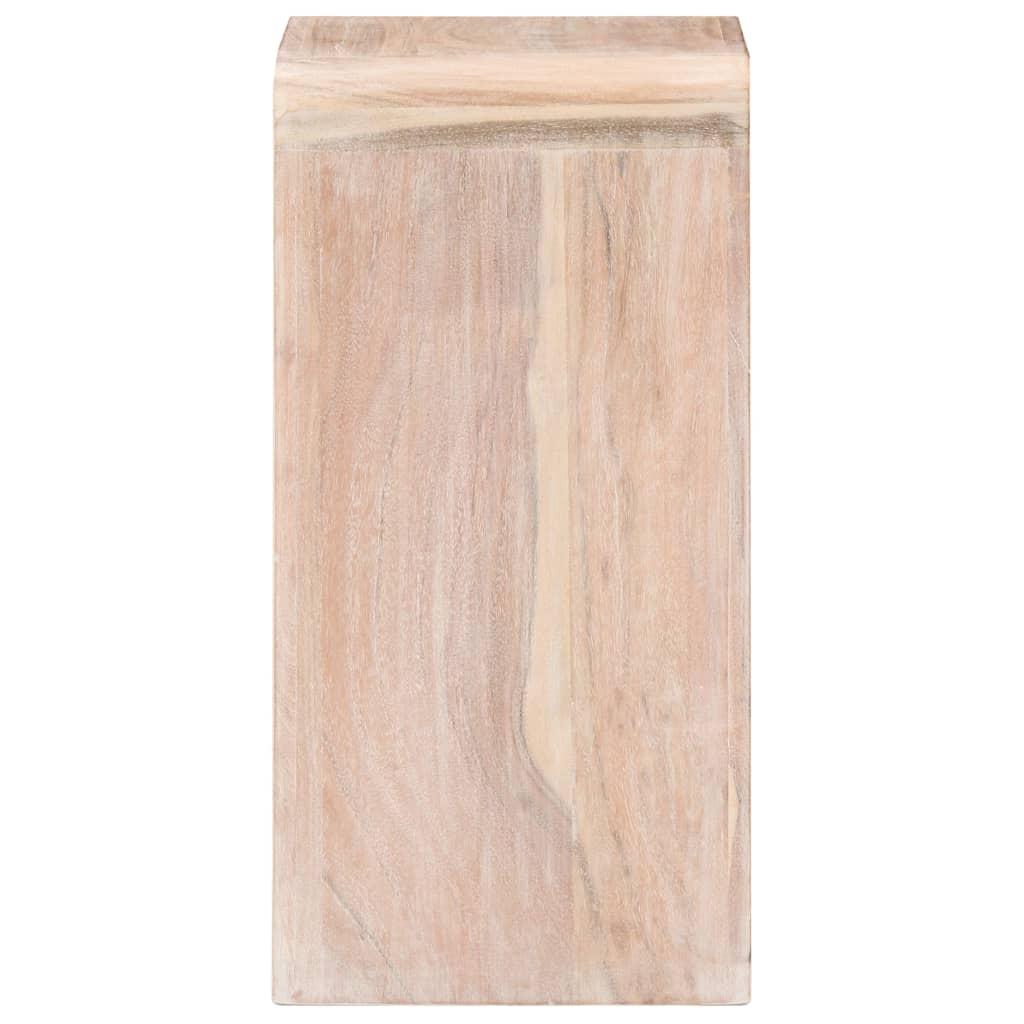 vidaXL Mesa de cabeceira 40x30x60 cm madeira de acácia maciça