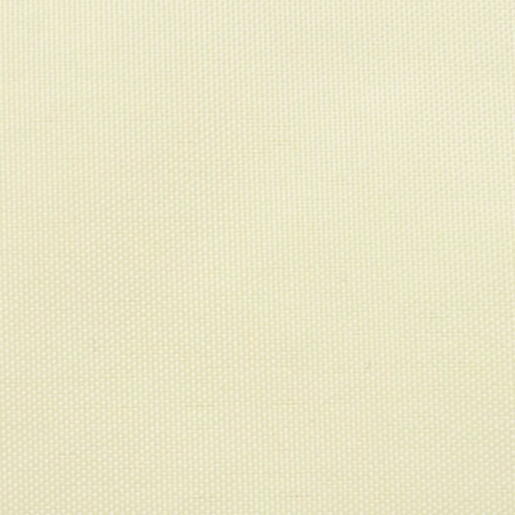 vidaXL Para-sol estilo vela tecido oxford retangular 2x3 m cor creme