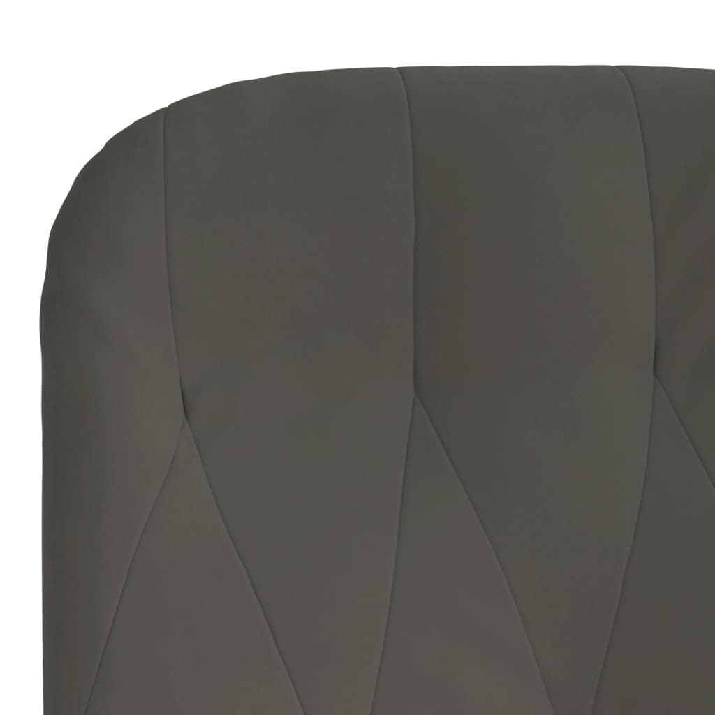 vidaXL Cadeira de descanso veludo cinzento-escuro