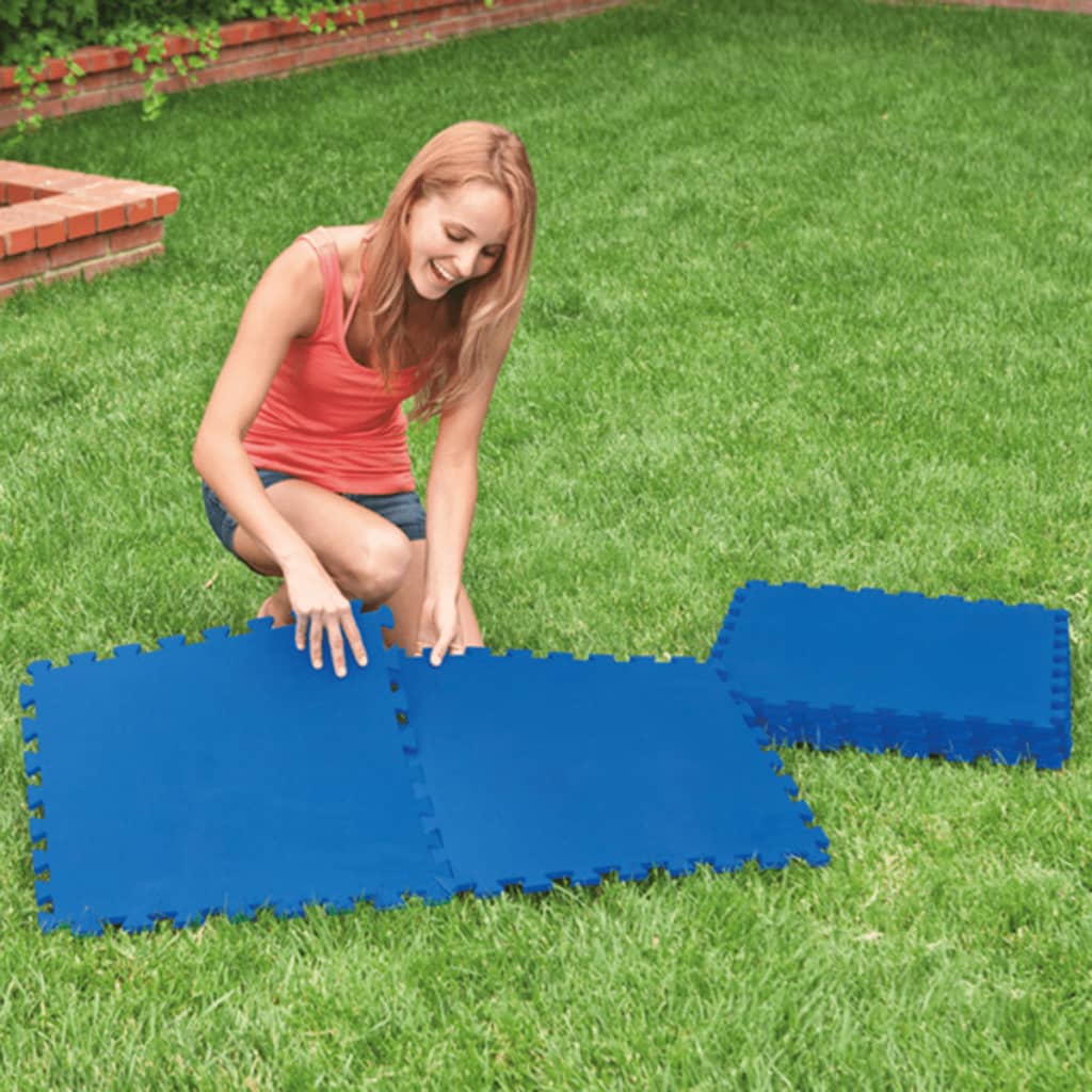 Intex Protetores para piso de piscina 8 pcs 50x50 cm azul