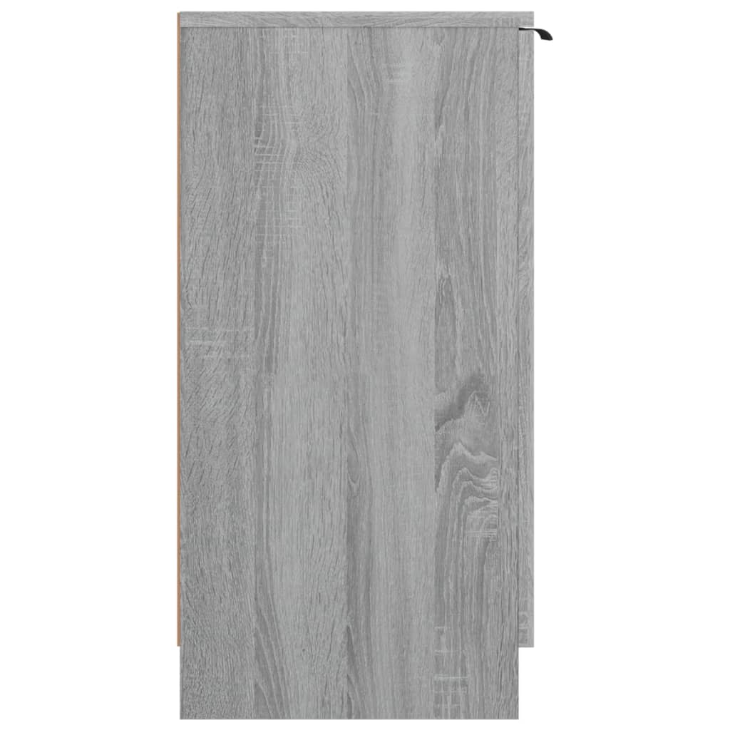 vidaXL Sapateira 59x35x70 cm derivados de madeira sonoma cinza