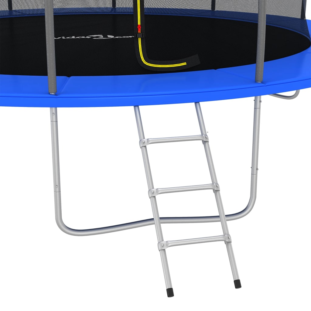 vidaXL Conjunto de trampolim redondo 488x90 cm 150 kg