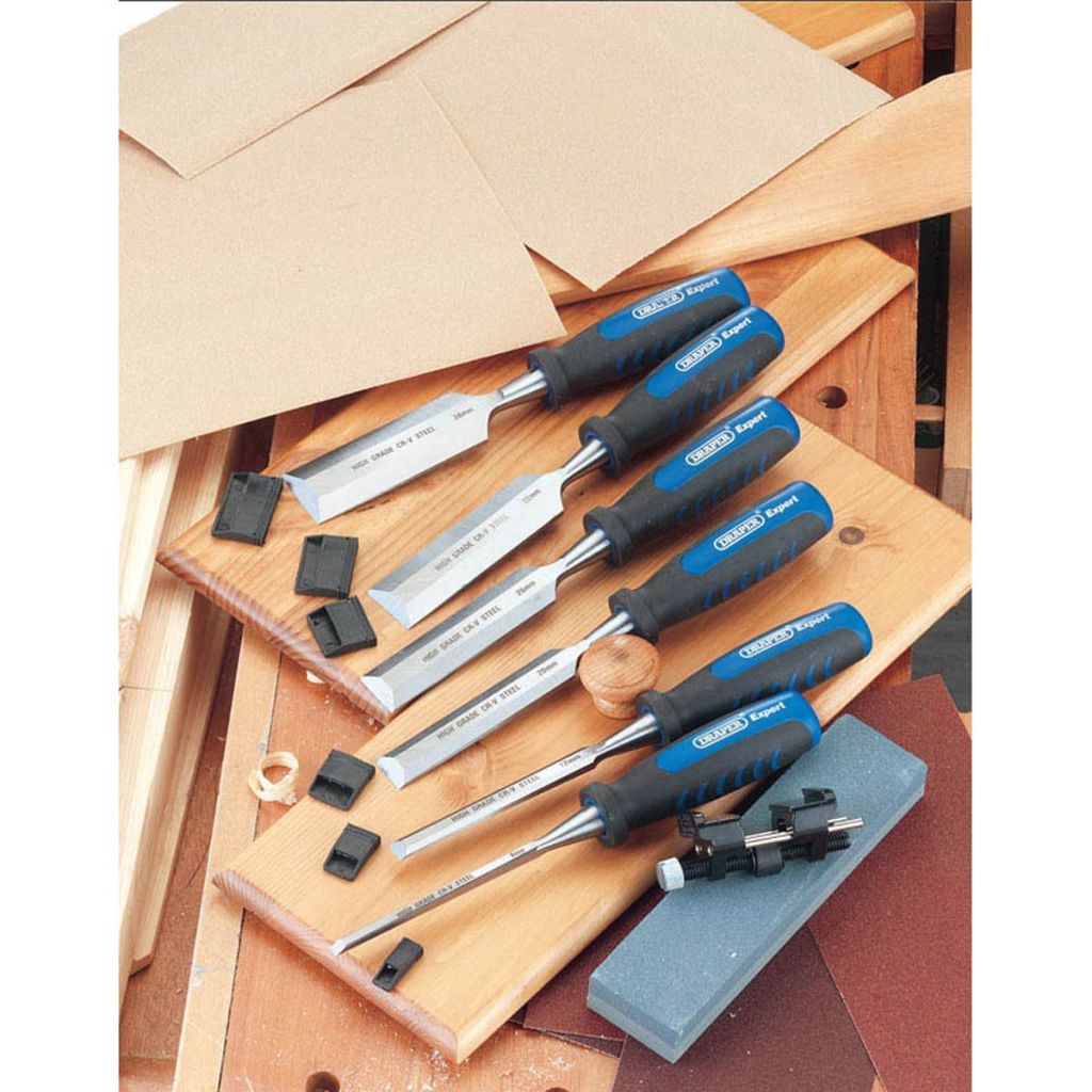 Draper Tools Conjunto de cinzeis para madeira 8 pcs 88605