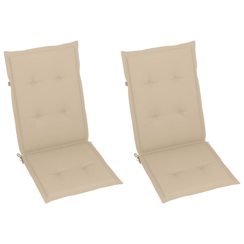 vidaXL Cadeira de baloiço com almofadões madeira de acácia maciça