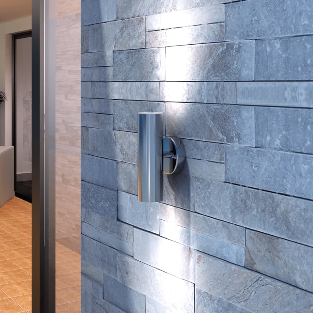 Aplique LED de parede para interior exterior / Aço Inoxidável