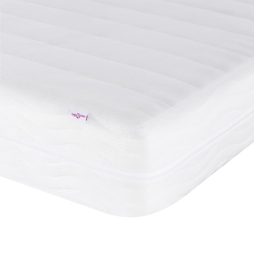 vidaXL Sofá-cama com colchão 100x200 cm tecido cinzento-acastanhado